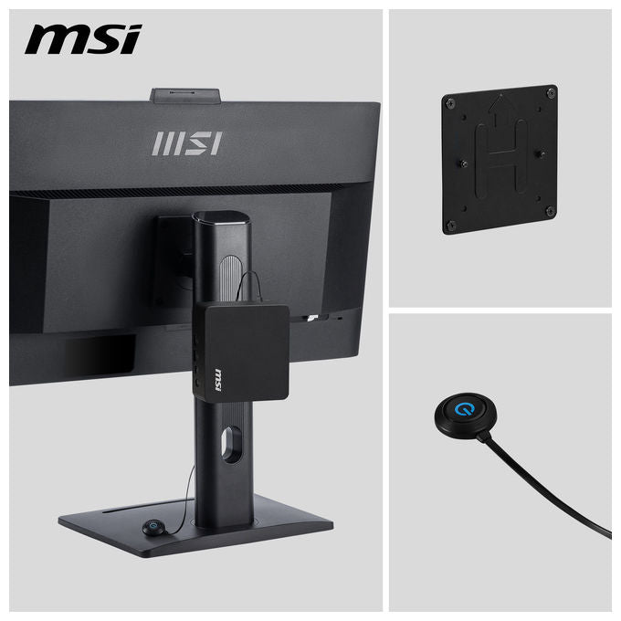 MSI 3MG-004EU Cubi NUC AI+ Mini PC Intel Core Ultra 5 322 16GB DDR5 512GB SSD Wi-Fi 7 Windows 11 Pro colore Nero