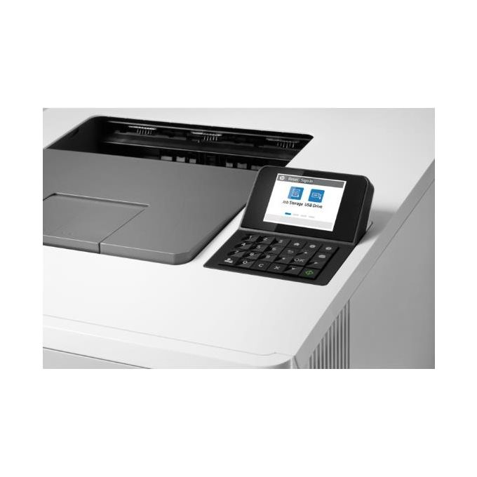 HP 3PZ95AB19 Stampante Laser a Colori HP Color LaserJet Enterprise M455dn Stampa Fronte e Retro Automatica Velocita' 27 ppm Connettivita' USB Ethernet Display Touch 6,75 cm colore Bianco