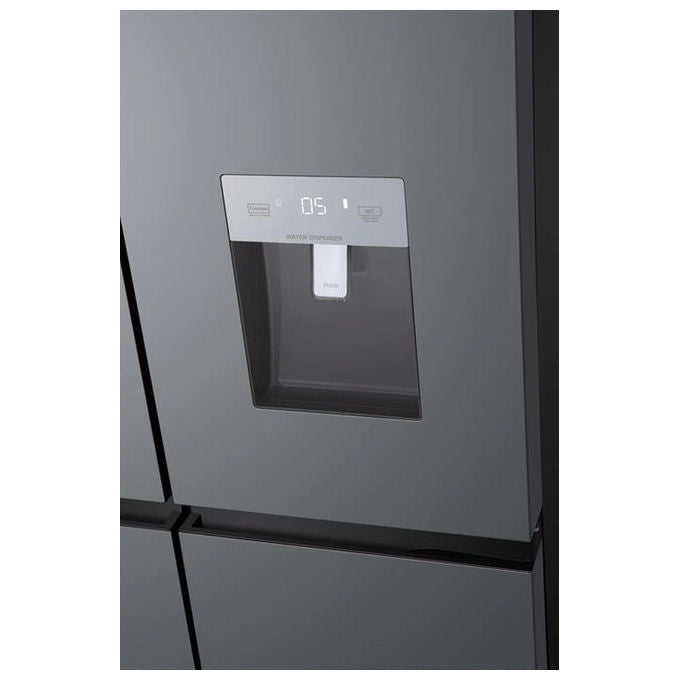 TCL RP466CXF0 Frigorifero 4 Porte 466 L 186 cm Classe F No Frost Inverter Total No Frost 40 dB colore Inox