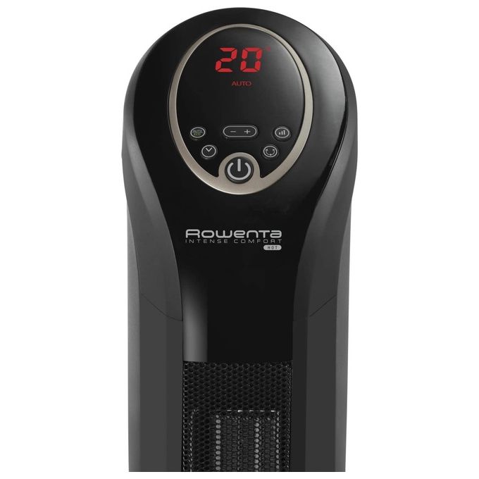 Rowenta SO9420 Intense Comfort Hot Termoventilatore a Torretta Ceramica 2400W 40 m² Telecomando Oscillazione 90° colore Nero