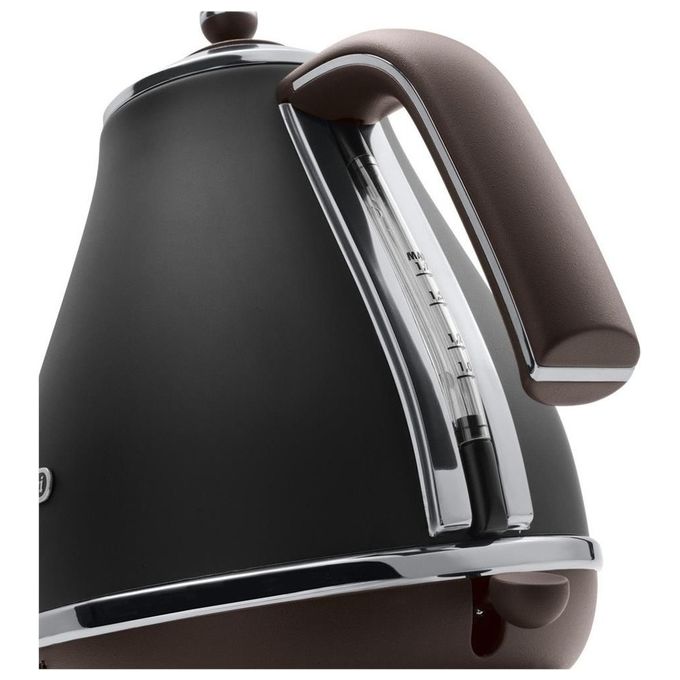 DeLonghi KBOV2001.BK Icona Vintage Bollitore Elettrico 1,7 Litri Nero 2000W