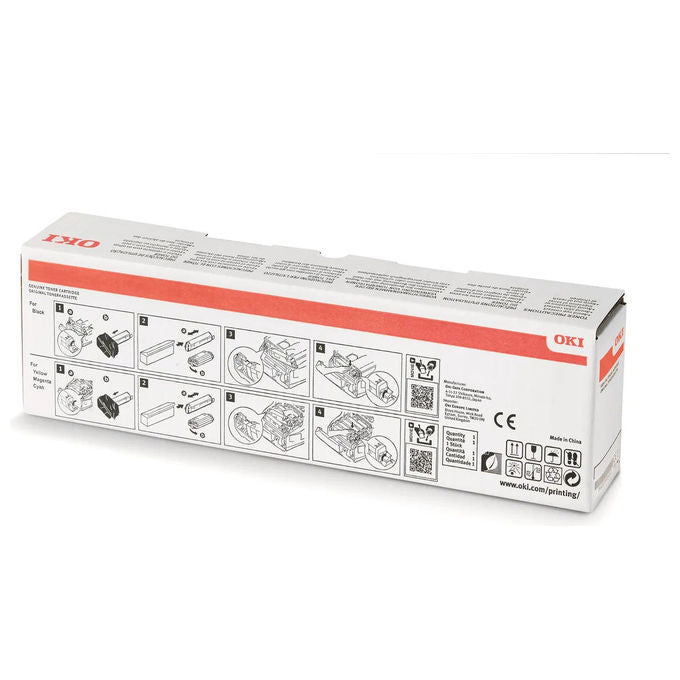 OKI 46861306 Cartuccia Toner Originale Magenta Resa 10000 Pagine al 5% di Copertura colore Magenta