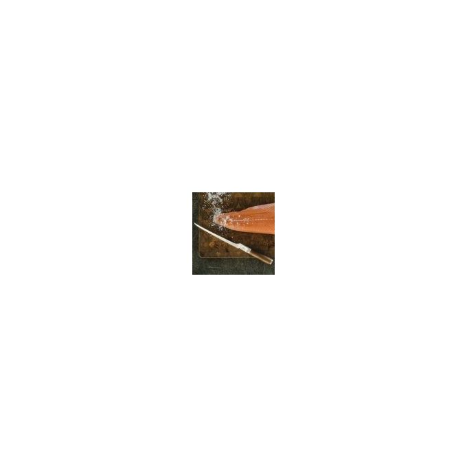 Fiskars 1026423 Norden Coltello da Filetto Lama in Acciaio Inossidabile 20 cm Manico in Betulla Colore Marrone Argentato