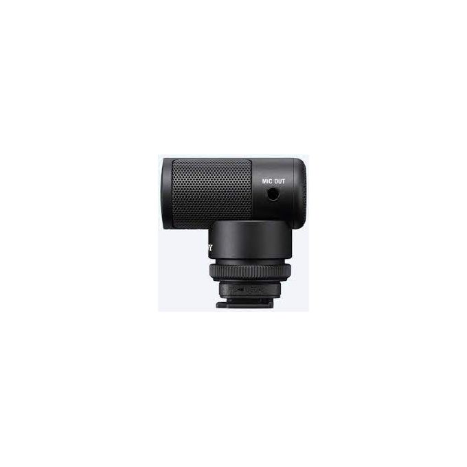 Sony ECMG1 Microfono Shotgun Super-Cardioide Compatto per Fotocamere con Slitta MI Alimentazione Integrata Parabrezza e Custodia Inclusi colore Nero