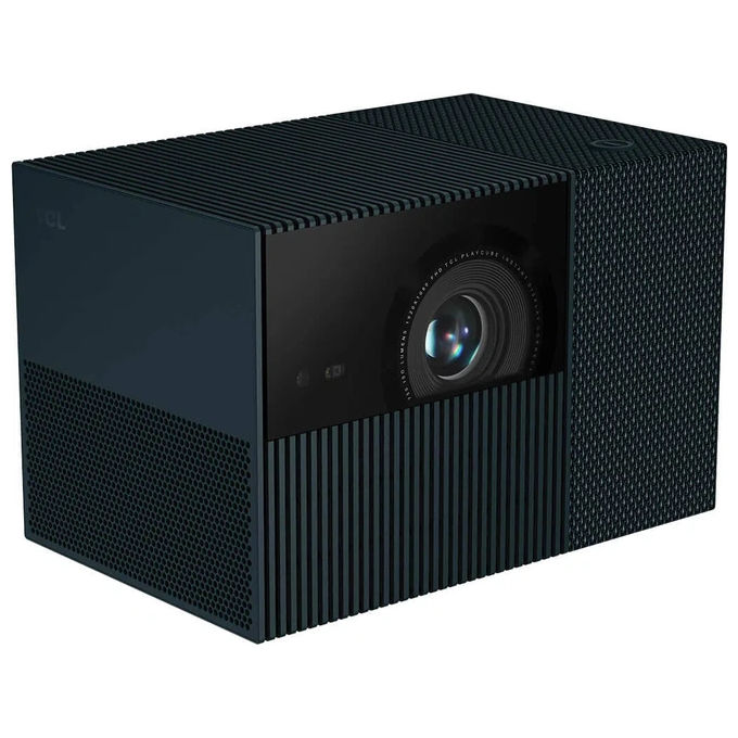 Tcl, Proiettore PlayCube, Portatile, Full HD 1080p, 750 Lumen, Netflix, Google TV, 4K
