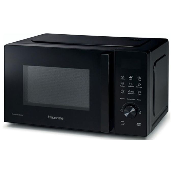 Hisense H20MOBSD1H Forno a Microonde Solo 20 L 700W 9 Programmi Rivestimento Ceramica colore Nero