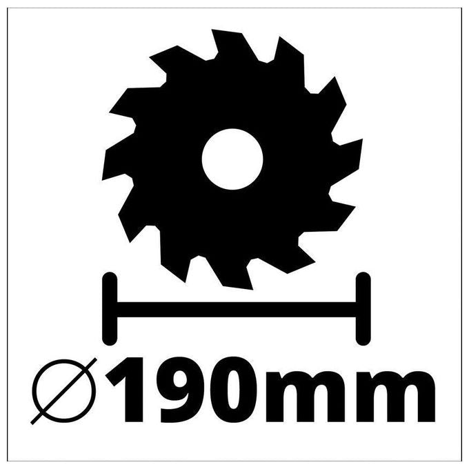 Einhell Sega Circolare A Batteria Te-Cs 18-190 Li Bl (Batteria Non Inclusa)