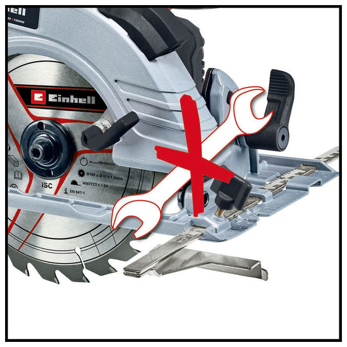 Einhell Sega Circolare A Batteria Te-Cs 18-190 Li Bl (Batteria Non Inclusa)