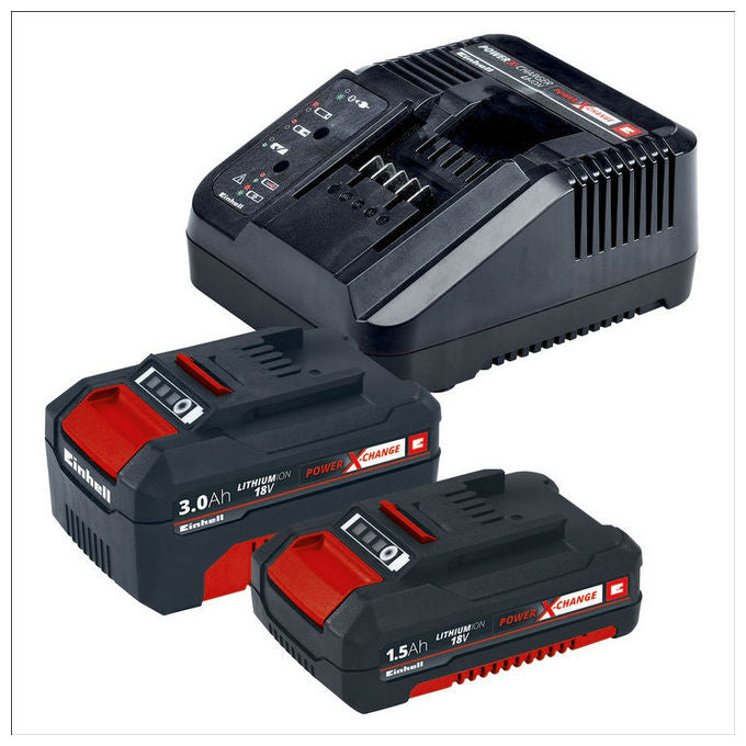 Einhell Set Smerigliatrice e Trapano Avvitatore a Batteria Tc-Tk 18 Li KIT_