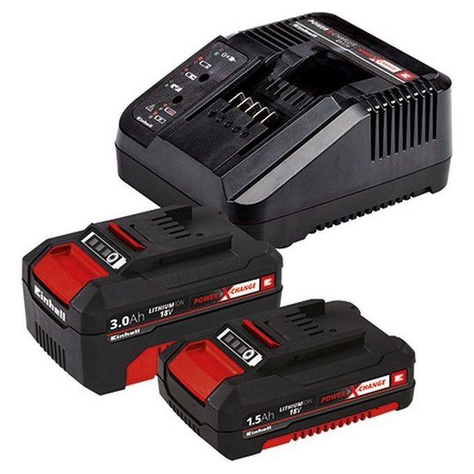 Einhell Set Smerigliatrice e Trapano Avvitatore a Batteria Tc-Tk 18 Li KIT_