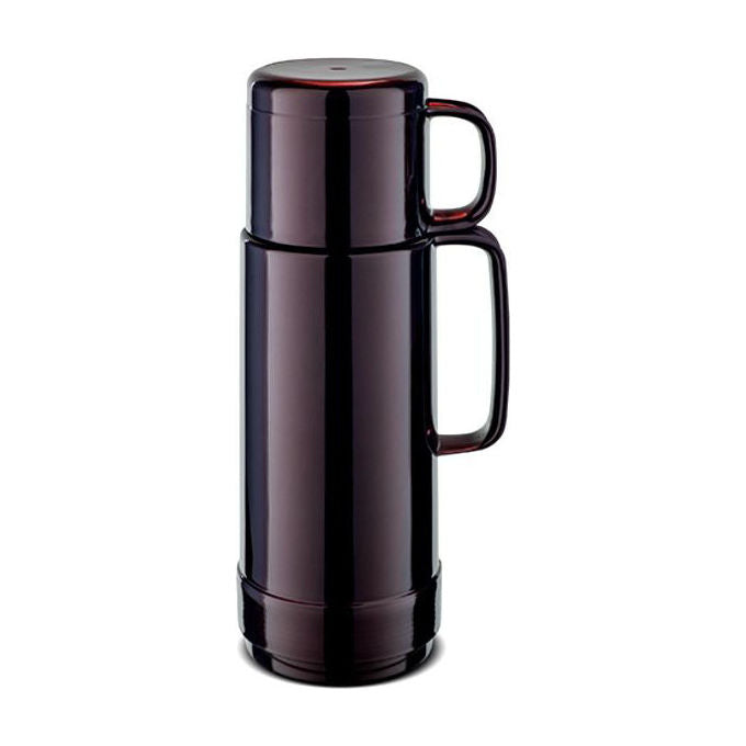 Rotpunkt 804-16-04-0 Linea 80 Thermos in Plastica 1000 ml Tappo Bicchiere Isolamento 24h colore Black Cherry