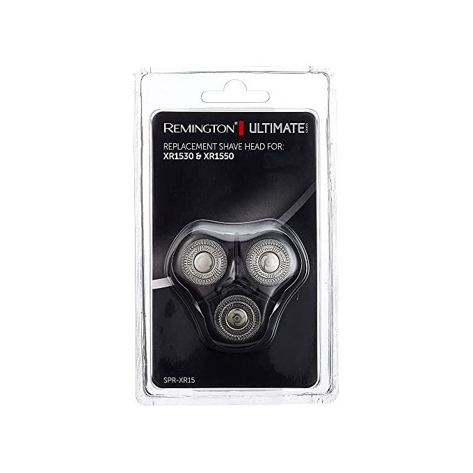 Remington SPR-XR15 Testina di Ricambio per Rasoio compatibile XR1530 XR1550 colore Nero Acciaio inox