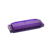 Hohner M1110P Translucent Harp Armonica Diatonica 10 fori sistema Richter tonalita' Do maggiore colore Viola