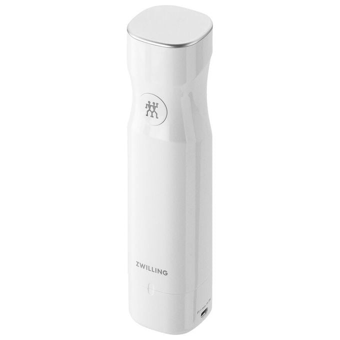 ZWILLING 1025970 FRESH and SAVE CUBE Set di avviamento per sottovuoto 5 pezzi con contenitori M 2M pompa a vuoto misurino etichette NFC colore Bianco trasparente