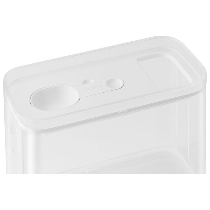 ZWILLING 1025970 FRESH and SAVE CUBE Set di avviamento per sottovuoto 5 pezzi con contenitori M 2M pompa a vuoto misurino etichette NFC colore Bianco trasparente
