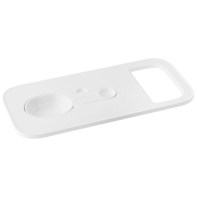 ZWILLING 1025970 FRESH and SAVE CUBE Set di avviamento per sottovuoto 5 pezzi con contenitori M 2M pompa a vuoto misurino etichette NFC colore Bianco trasparente