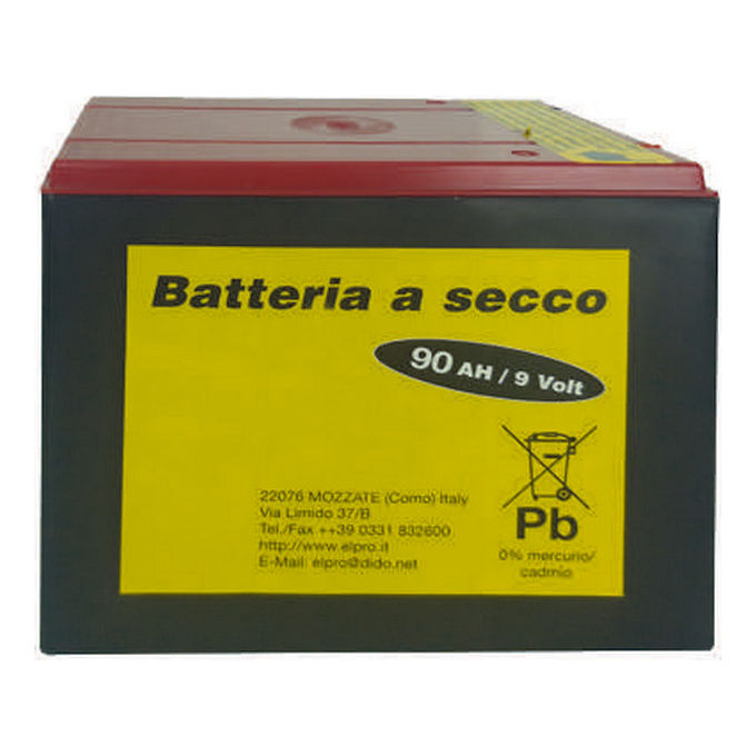 Kerbl 441219 Batteria a Secco Zinco-Carbonio per Elettrificatore di Recinzione 9V 130 Ah