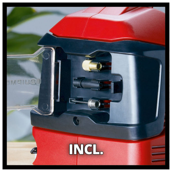 Einhell Compressore Ibrido Pressito 4020460 per Gonfiaggio Pneumatici e Materassi con Batteria e Cavo di Alimentazione