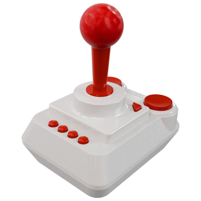 Retro Games The Spectrum White Edition, computer retrogaming, emulazione ZX Spectrum 16K 48K 128K, 48 giochi inclusi, uscita HDMI 720p, joystick e chiavetta USB