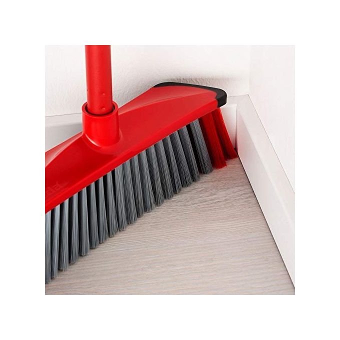 Vileda Scopa 3Action Innovativa Soluzione per la Pulizia della Casa con Tre Tipi di Setole Efficaci e Maneggevoli
