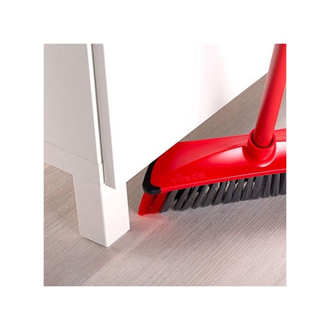Vileda Scopa 3Action Innovativa Soluzione per la Pulizia della Casa con Tre Tipi di Setole Efficaci e Maneggevoli