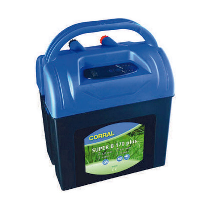 Brixo CRL0920 Super B170 Elettrificatore a Batteria 9V 12V 0,17 J 9400 V Recinzioni fino a 3 km colore Chiaro