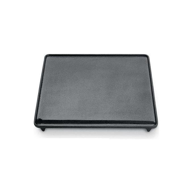 Ompagrill 8006339404405 Piastra di cottura in ghisa smaltata per barbecue a gas 40x43 cm colore Nero