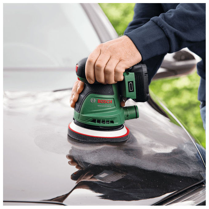 Bosch 4053423251470 Levigatrice orbitale Alimentazione a batteria 18 V Batteria rimovibile colore Verde