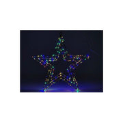 Decoro General Trade 405989 Stella 3D Microled RGB Decorazione luminosa 45 cm colore Multicolore