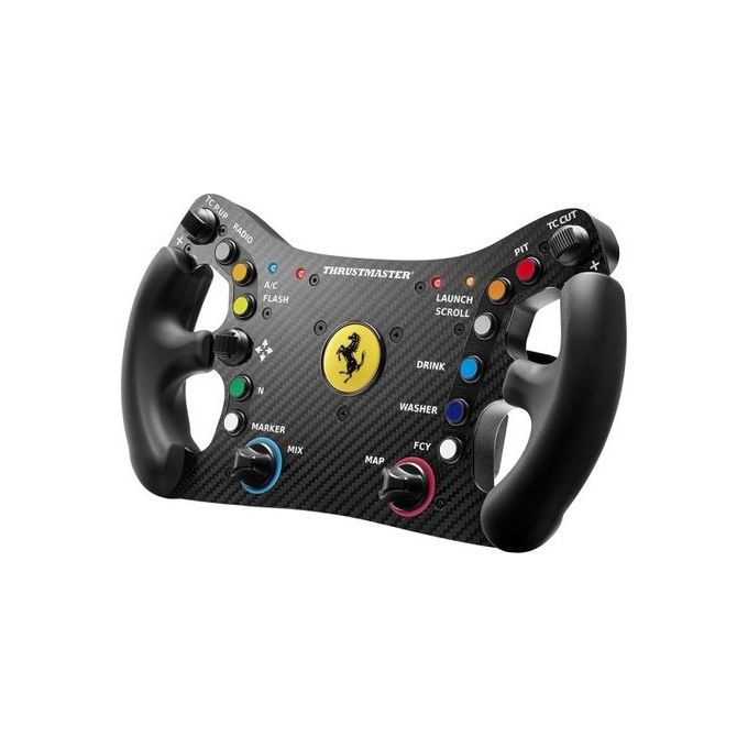 Thrustmaster 4060263 Ferrari 488 GT3 Wheel Add-On Volante Simulatore di Guida con Force Feedback e Leve Cambio Magnetiche colore Nero