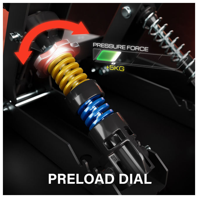 Thrustmaster 4060385 Raceline LC Upgrade Kit Pedale Freno Load Cell 100 Kg 24 bit Multipiattaforma colore Nero