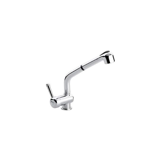 Emmevi TF4066A Laguna Miscelatore da Cucina Monocomando con Doccetta Estraibile colore Terra di Francia
