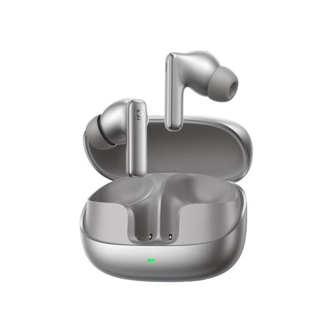 Baseus A0010602 Bowie MP1 TWS Cuffie True Wireless con Cancellazione Attiva del Rumore Adattativa e Driver Dual Coaxial 11 mm + 6 mm colore Titanio Naturale