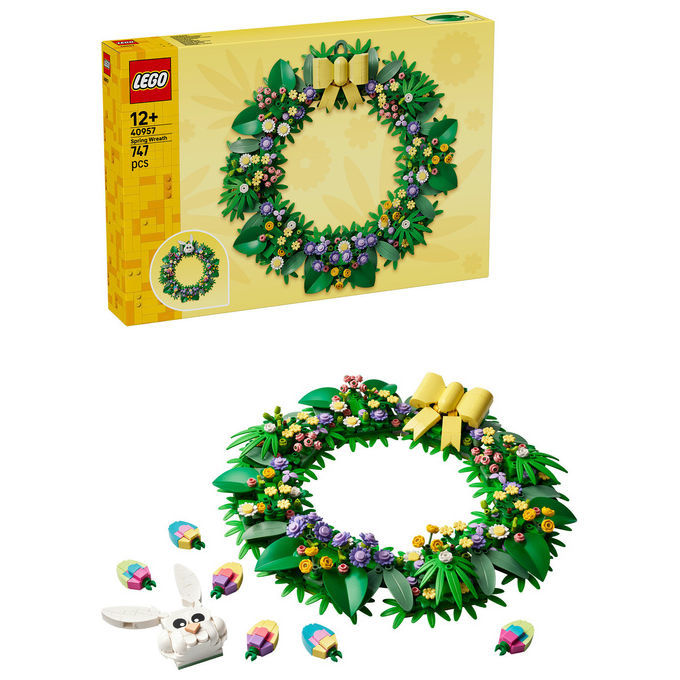 Lego 40957 Ghirlanda primaverile 747 pezzi decorazione stagionale colore giallo