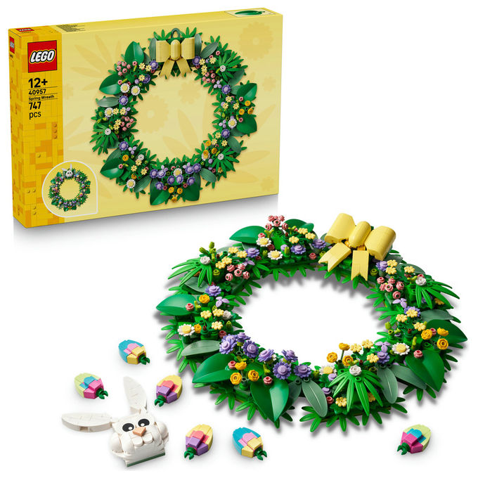 Lego 40957 Ghirlanda primaverile 747 pezzi decorazione stagionale colore giallo