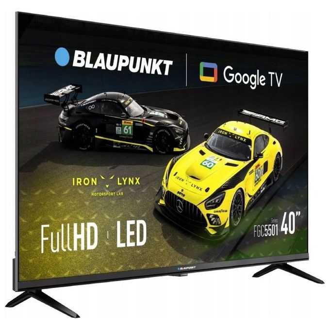 Blaupunkt 40FGC5501S TV LED 40'' Full HD Google TV Smart Wi-Fi DVB-T2 Chromecast Assistente Google colore Nero