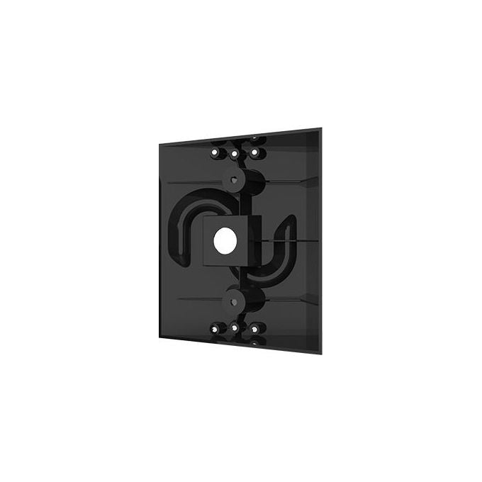2N piastra posteriore a cuneo per intercomunicatore ip solo, accessorio montaggio a parete, angolazione 25°, colore nero, modello 9155071