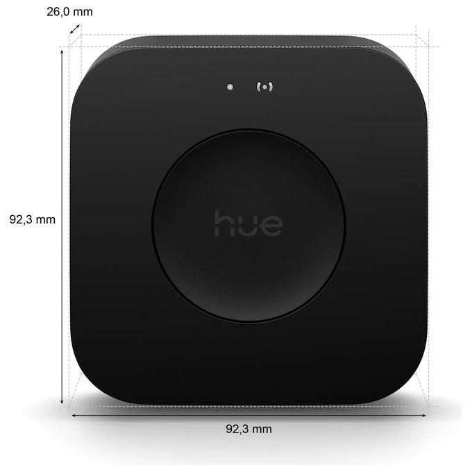 Philips 8720169155114 Bridge Pro Hub Smart Home Wi-Fi Bluetooth ZigBee fino a 150 luci e 50 accessori colore Nero