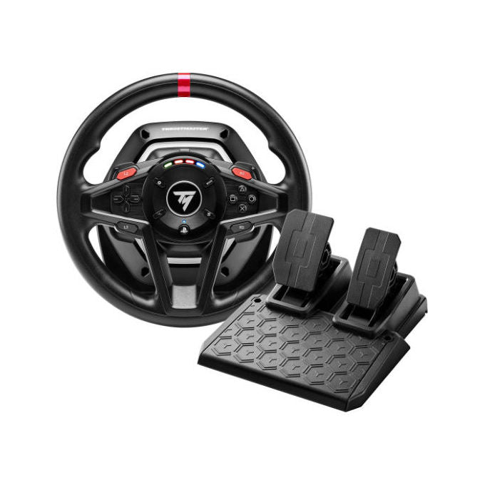 Thrustmaster 4160648 T128 SimTask Pack Volante per Simulazione Force Feedback 900° con Pedaliera T2PM e Steering Kit PS4 PS5 PC colore Nero