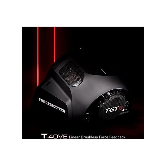 Thrustmaster 4160846 T-GT II Pack Volante Gaming con Wheelbase PS5 PS4 PC Force Feedback 40W Licenza Ufficiale PlayStation colore Nero