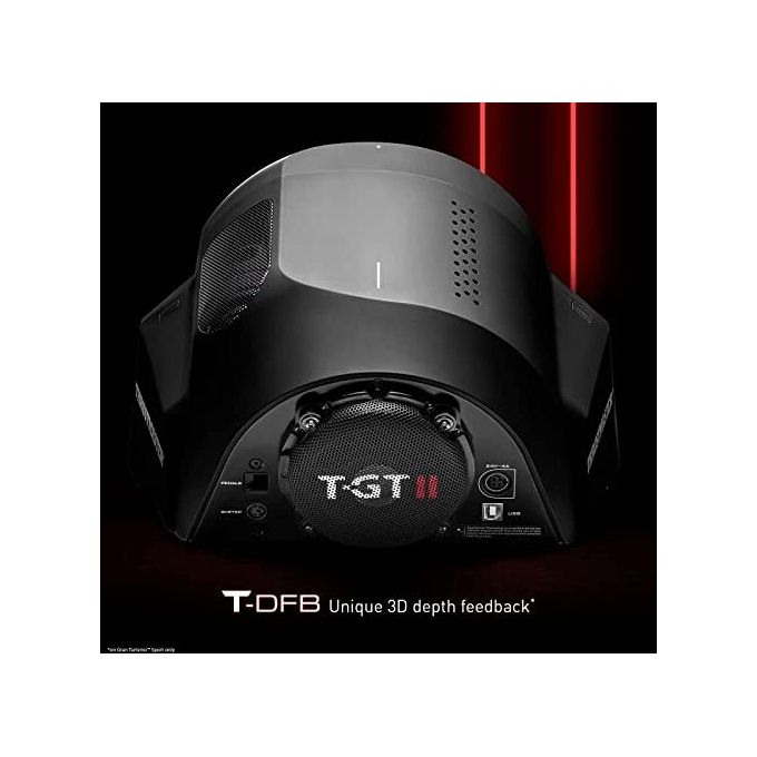 Thrustmaster 4160846 T-GT II Pack Volante Gaming con Wheelbase PS5 PS4 PC Force Feedback 40W Licenza Ufficiale PlayStation colore Nero