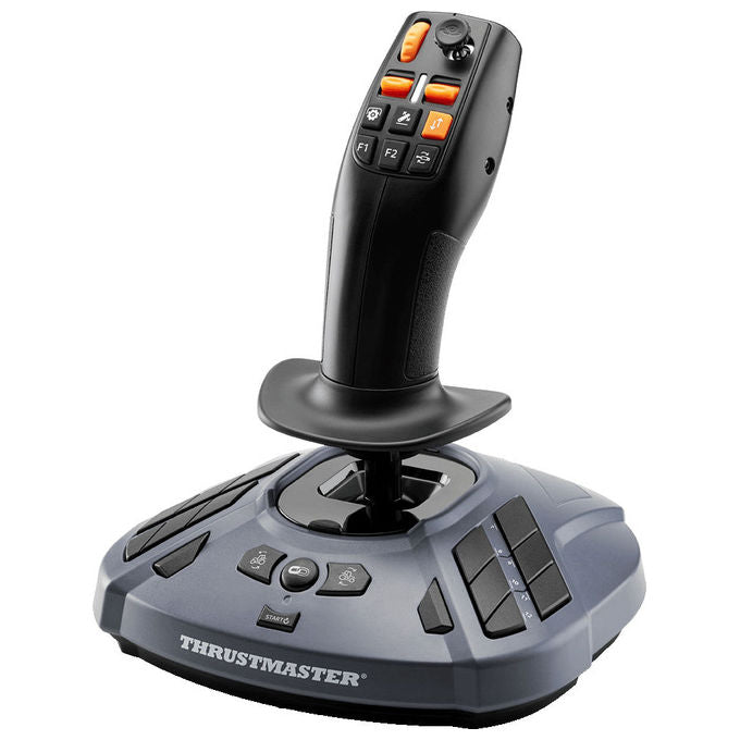 Thrustmaster T128 SimTask Farming Pack, volante con force feedback, joystick FarmStick, pedali T2PM, supporto metallico, PS5 e PC, nero