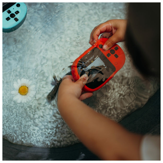 KIDYWOLF 418042 KIDYCAM Macchina fotografica digitale per bambini 8 MP 1080p Schermo 2'' Impermeabile colore Rosa