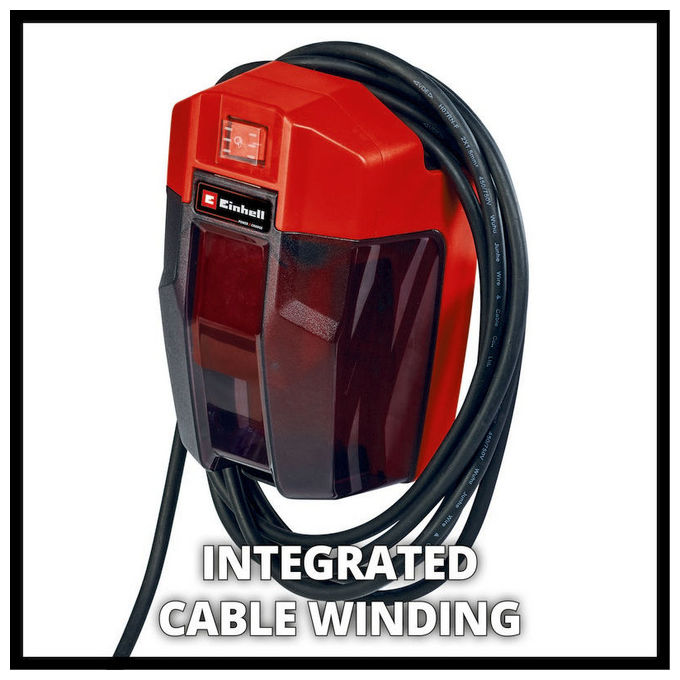 Einhell 4181500 GE-SP 18 Li - Solo Pompa per Acque Chiare a Batteria 5000 l-h 0.8 bar 8 m 18 V colore Nero Rosso