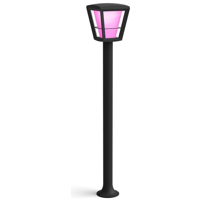 Philips 17442-30-P7 Hue White and Color ambiance Lampione da esterni Econic LED 15 W 1150 lm IP44 Zigbee colore Nero