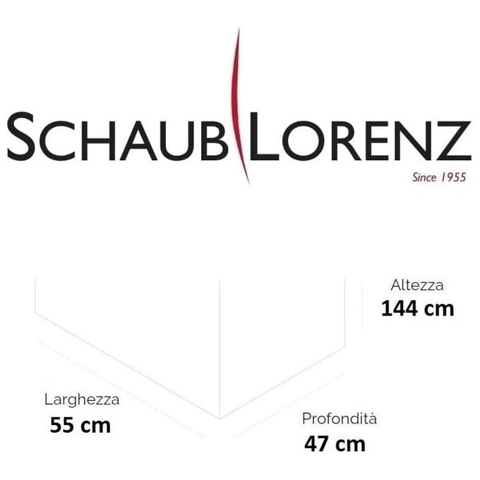 Schaub Lorenz SVDP240ES Frigorifero Doppia Porta 240 L 144 cm Classe E 41 dB Libera Installazione Statico colore Silver