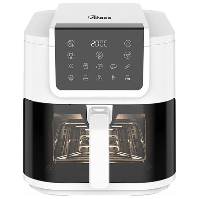 Ardes ARFRYA08LVW Friggitrice ad aria 8 L 1700 W 10 programmi Display Touch colore Bianco