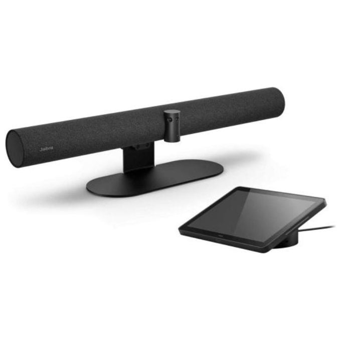 Jabra 8930-231 PanaCast 55 VBS Bar Barra per videoconferenze con campo visivo 180° e video 4K Ultra HD 3 telecamere 6x zoom 8 microfoni beamforming colore Nero