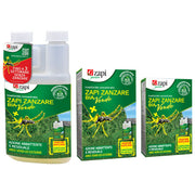 ZAPI 422462 BIA VERDE Insetticida concentrato microemulsione acquosa 250 ml per zanzare comuni e tigre mosche vespe scarafaggi formiche colore Bianco