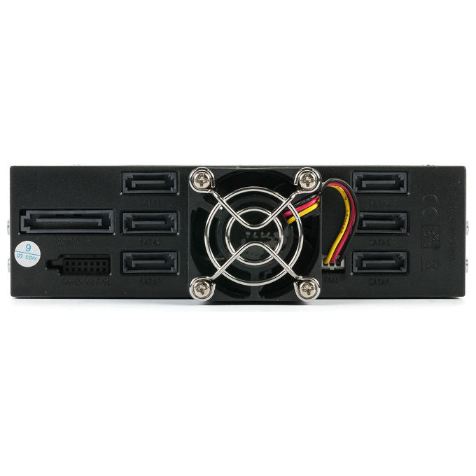 Fantec MR-SA1262-12G Backplane SAS 12G SATA 6G per 6x 2.5'' HDD SSD con Hot Swap e RAID Supporto colore Nero